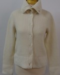 hvid strik sweater